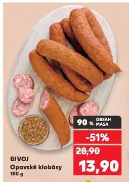 Kaufland Opavské klobásy nabídka