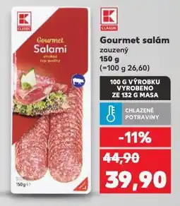 Kaufland Gourmet salám nabídka