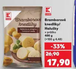 Kaufland Bramborové knedlíky nabídka