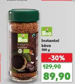 Kaufland Bio instantní káva nabídka