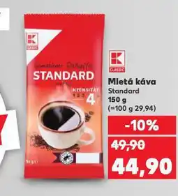 Kaufland Mletá káva nabídka