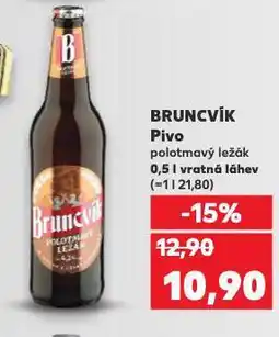 Kaufland Pivo bruncvík nabídka