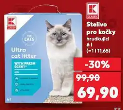 Kaufland Stelivo pro kočky nabídka