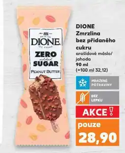 Kaufland Dione zmrzlina bez cukru nabídka