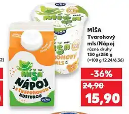 Kaufland Míša nápoj nabídka
