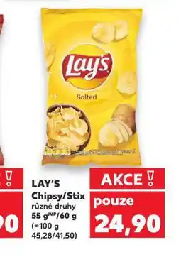 Kaufland Lay's stix nabídka