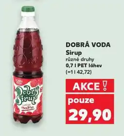 Kaufland Dobrá voda nabídka