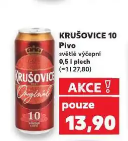 Kaufland Pivo krušovice nabídka
