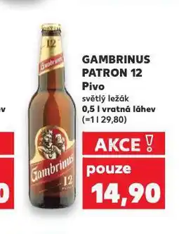 Kaufland Pivo gambrinus nabídka