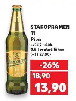Kaufland Pivo staropramen nabídka