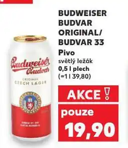 Kaufland Pivo budweiser budvar nabídka