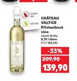 Kaufland Chateau valtice nabídka