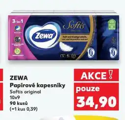 Kaufland Zewa papírové kapesníky nabídka
