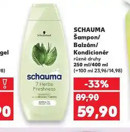 Kaufland Schauma balzám nabídka