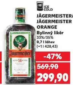 Kaufland Jägermeister nabídka