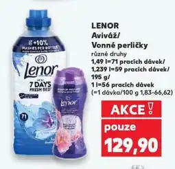 Kaufland Lenor vonné perličky nabídka