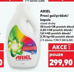 Kaufland Ariel prací gel nabídka