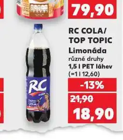 Kaufland Rc cola nabídka