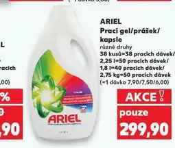 Kaufland Ariel prací kapsle nabídka