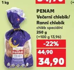Kaufland Penam ranní chlebík nabídka