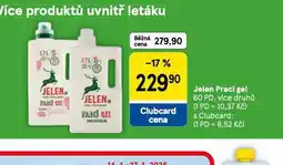 Tesco Jelen prací gel nabídka