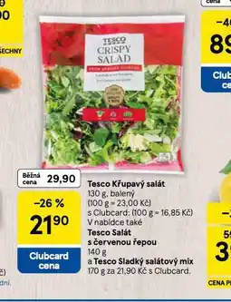 Tesco Křupavý salát nabídka