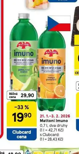Tesco Mattoni imuno nabídka