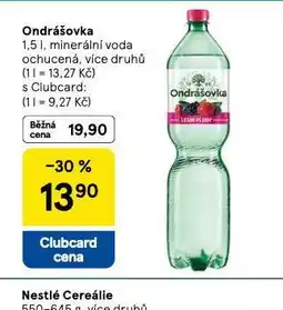 Tesco Ondrášovka ochucená nabídka
