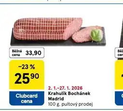 Tesco Bochánek madrid nabídka
