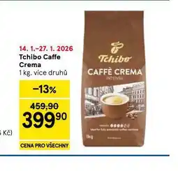 Tesco Tchibo caffe crema nabídka