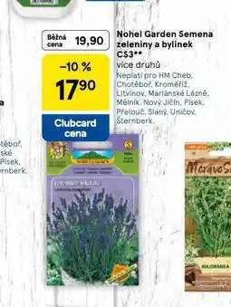 Tesco Nohel garden semena zeleniny a bylinek c5s3 nabídka