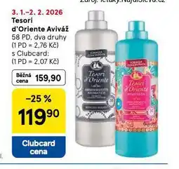 Tesco Tesori d´oriente aviváž nabídka