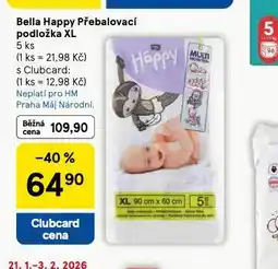 Tesco Bella happy přebalovací podložky xl nabídka