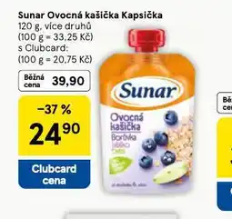 Tesco Sunar obovná kašička kapsička nabídka