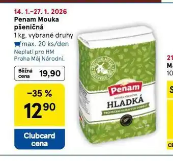 Tesco Penam mouka pšeničná nabídka
