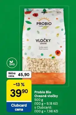 Tesco Bio ovesné vločky nabídka