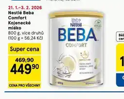 Tesco Nestlé beba comfort kojenecké mléko nabídka