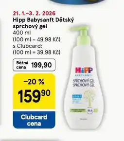 Tesco Hipp abybsanft dětský sprchový gel nabídka