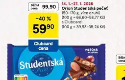 Tesco Orion studentská pečeť nabídka