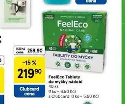 Tesco Feeleco tablety do myčky nabídka