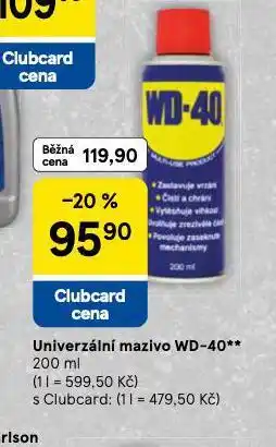 Tesco Univerzální mazivo wd-40 nabídka