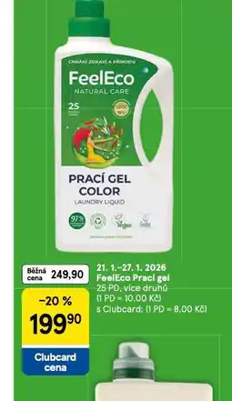 Tesco Feel eco prací gel nabídka