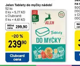 Tesco Jelen tablety do myčky nabídka
