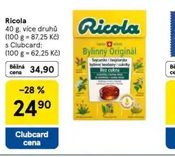 Tesco Ricola nabídka