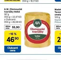 Tesco A.w. olomoucké tvyrůžky velké nabídka