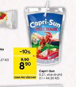 Tesco Capri sun nabídka