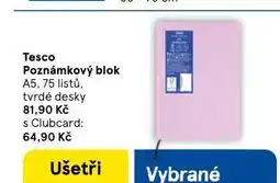 Tesco Poznámkový blok nabídka