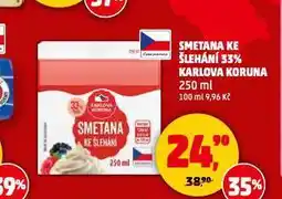 Penny Market Smetana ke šlehání nabídka