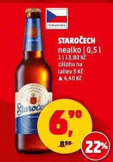 Penny Market Pivo staročech nealko nabídka