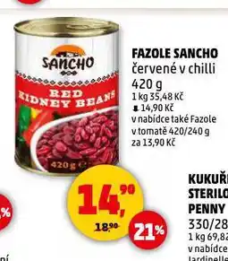 Penny Market Fazole sancho nabídka
